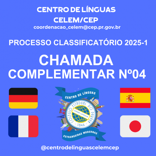 Quarta Chamada CELEM