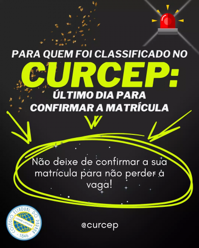 Confirmação de Matrícula