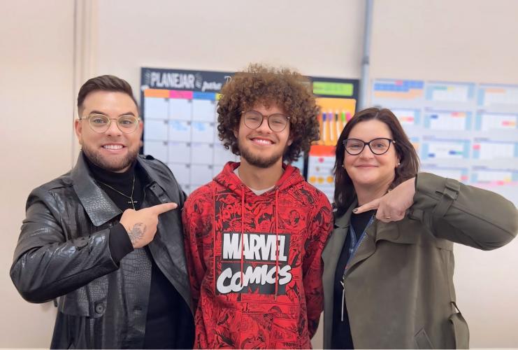 Victor e a chefia da Divisão Educacional