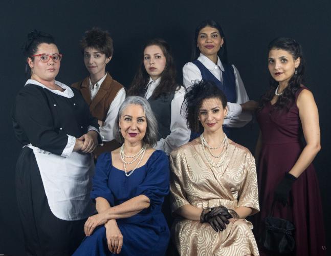 Elenco da peça Festim, em 2025