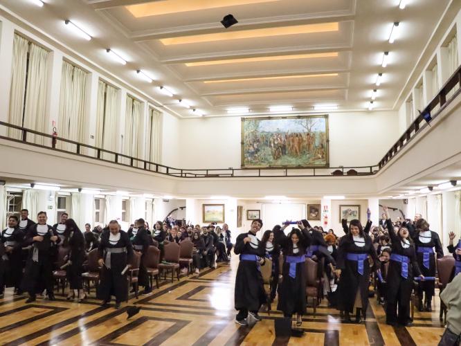 Cerimônia de outorga de grau da educação profissional subsequente