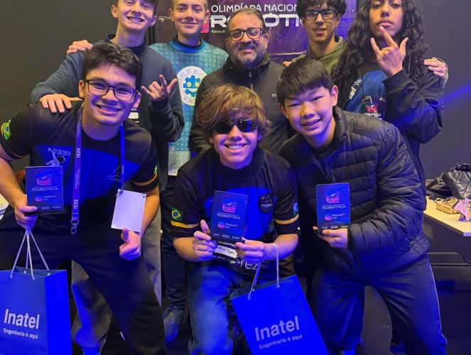 Equipes de robótica do CEP