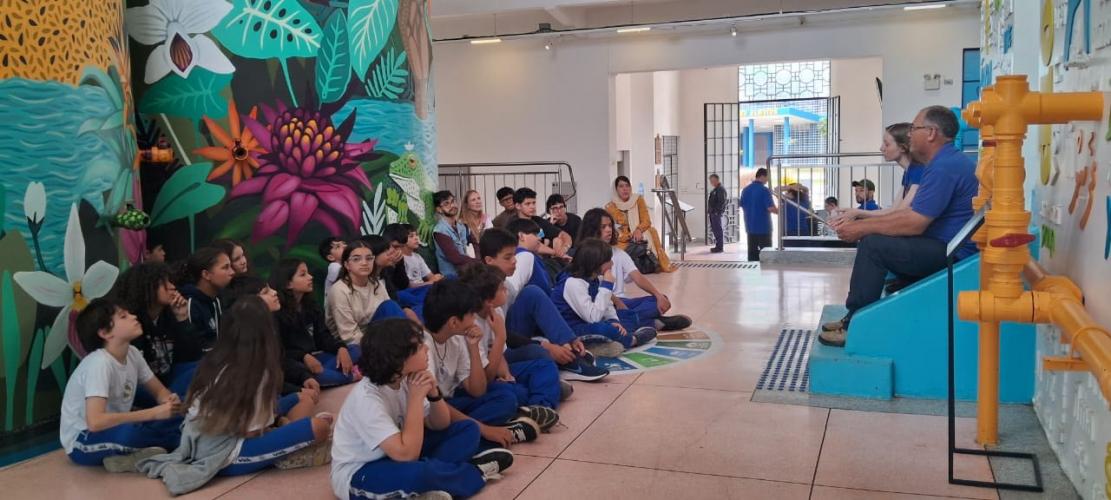 Estudantes visitam Museu Planeta Água