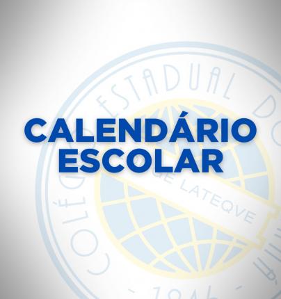 Calendário Escolar