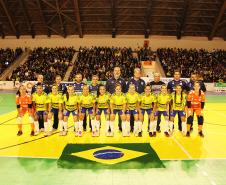 Com Danny Quadros, Seleção Brasileira de Futsal AMF vence a Colômbia no Tarumã