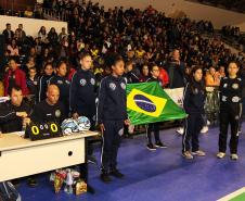 Com Danny Quadros, Seleção Brasileira de Futsal AMF vence a Colômbia no Tarumã