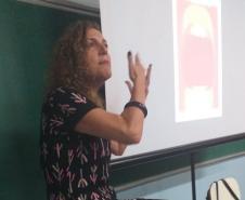 O encontro, promovido no CEP-Zacarias, contou com a presença da professora Stela Fischer