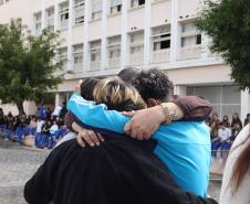 Encontro no pátio do CEP de homenagem a Heloisa_Riske