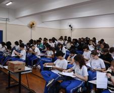 Estudantes do Curcep fazem prova
