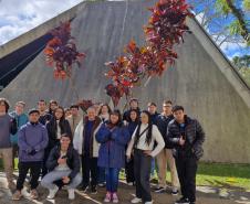 Estudantes de Paranaguá em visita ao CEP