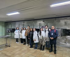 Turma do Saúde Bucal visita Museu Paranaense de Ciências Forenses