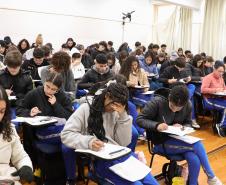 Estudantes do Curcep fazem simulado