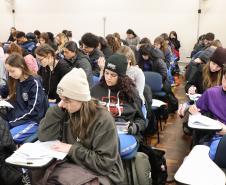 Estudantes do Curcep fazem simulado