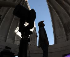 Estudantes no Observatório Astronômico do CEP