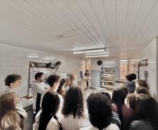 Turma do Prótese Dentária em visita técnica ao Museu Paranaense de Ciências Forenses