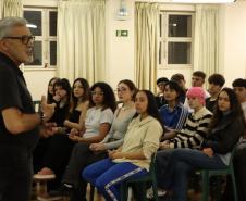Palestras a turmas do ensino médio noturno