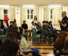 Palestras a turmas do ensino médio noturno