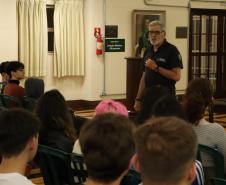Palestras a turmas do ensino médio noturno