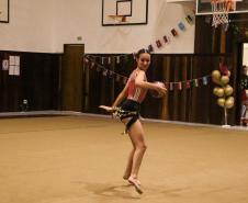 Ginastas do CEP na apresentação do Ginástica de Gala