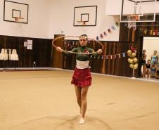 Ginastas do CEP na apresentação do Ginástica de Gala