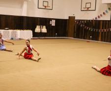 Ginastas do CEP na apresentação do Ginástica de Gala