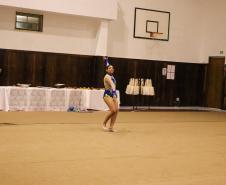 Ginastas do CEP na apresentação do Ginástica de Gala