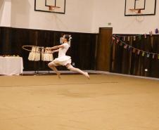 Ginastas do CEP na apresentação do Ginástica de Gala