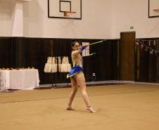 Ginastas do CEP na apresentação do Ginástica de Gala