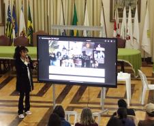 Patrícia Ressurreição em palestra no CEP