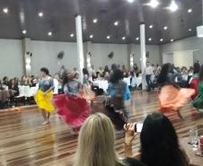 No sábado (11), as meninas da Ginástica Rítmica do Colégio Estadual do Paraná (CEP) deram um show durante o Jantar dos Dias das Mães, promovido no Clube dos Subtenentes e Tenentes de Curitiba, no Centro Cívico.