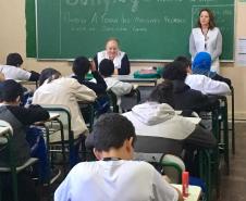 Começou nesta segunda-feira (27) uma programação pedagógica especial que vai tratar, durante duas semanas, do tema “bullying” de forma pedagógica e preventiva, além de ajudar a evitá-lo e identificar eventuais sintomas, bem como suas manifestações  inaceitáveis dentro do ambiente escolar. 