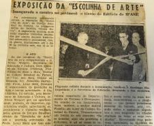 Os estudantes de restauração estão montando um livro que vai resgatar a história da Escolinha de Arte do Colégio Estadual do Paraná (CEP), fundada em e de junho de 1957.