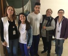 Os estudantes dos 7° anos do Ensino Fundamental do Colégio Estadual do Paraná (CEP) usaram da criatividade para falar sobre Bullying.