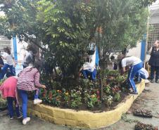 Com objetivos de tornar o paisagismo da escola ainda mais bonito e, principalmente, preservar a vida das abelhas, consideradas os mais importantes agentes polinizadores do meio ambiente, na última sexta-feira (8) foi inaugurado o “Jardim da Vida” no Colégio Estadual Tiradentes (CEP-Tiradentes).