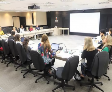 As equipes de gestão do Colégio Estadual do Paraná (CEP) participou, na quarta-feira (13), da 7ª Reunião Ordinária que tem como intuito debater a infância segura na era digital. O evento é promovido pela Força-Tarefa Infância Segura (Fortis) da Secretaria da Justiça, Família e Trabalho do Governo do Paraná, e contou com a presença da Diretora Geral do CEP, Tânia Maria Acco.