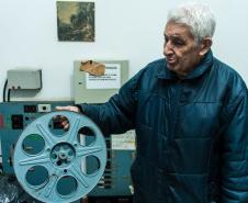 As máquinas ainda mantém as etiquetas com o registro da marca Ciclex, de fabricação americana. 