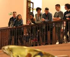 Apresentação da banda Sinfônica Bento Mossurunga no Instituto de Educação do Paraná