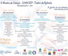 Fique também atento com a Mostra de Dança que vai acontecer no Teatro da Reitoria nesta terça-feira (14) e quarta-feira (15). As apresentações são abertas para vários convidados.