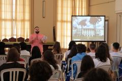 Apresentação do programa de intercâmbio Ganhando ao Mundo, aos estudantes do CEP