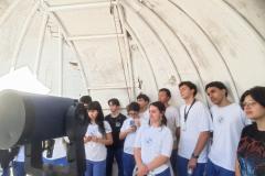 Estudantes no Observatório Astronômico do CEP