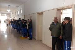 exercício de simulação de esvaziamento do prédio do CEP