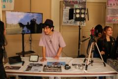 Estudantes participando das mostras de Conhecimento e da Educação Profissional