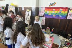 estudantes em práticas pedagógicas de Espanhol