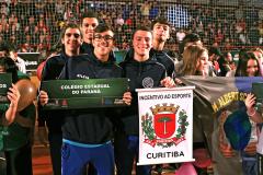 Os estudantes e os professores de Educação Física do Colégio Estadual do Paraná (CEP) participaram, na terça-feira (21), da cerimônia de abertura dos Jogos Escolares de Curitiba, realizada no Centro Esportivo da Praça Oswaldo Cruz, no Centro da capital.