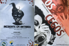 A partir desta terça-feira (25), os estudantes que formam o grupo da Companhia Construcena (2°TT) começam a mostrar a peça “Incidente em Antares”, com direção de Sílvia Contursi e Hélio de Aquino. As apresentações desta turma vão até a próxima sexta-feira (28). E de 2 a 5 de julho, os estudantes voltam a entrar em cena com a trupe da Cia. Mariposa Loca, desta vez, com o espetáculo “Os Cegos”, com direção de Tina de Souza.