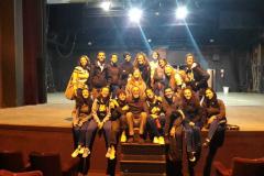 Alunos e alunas em formação no Curso Médio Integrado em Teatro do Colégio Estadual do Paraná (CEP) visitaram o Teatro Guaíra, em Curitiba.