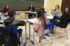 Com participação dos estudantes que representam suas turmas, os professores, pedagogos e equipe diretiva se reuniram, na última semana, para realizar os Conselhos de Classe semestrais das turmas do Ensino Fundamental, Ensino Médio e Ensino Médio Integrado.