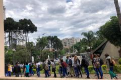 A segunda-feira (28) começou com o Plano de Abandono Escolar sendo colocado em prática nas unidades de atendimento do Colégio Estadual do Paraná, no CEP-Tiradentes, no CEP-Amâncio e no CEP-CEP