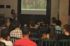 Palestra com a psicóloga Roseane Bernadette, que também é mestre em Educação e conselheira técnica em Saúde Mental do Instituto Tecnologia e Dignidade Humana. E presenças da Diretora Geral do CEP, Tânia Maria Acco, do professor Valdecir Borges do Rego, Coordenador do Curso de Informática no CEP, e da pedagoga responsável Mary Baki. Além da professora Sônia Cassatti do Procep.