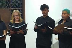 O Coro do Colégio Estadual do Paraná (CEP) foi uma das atrações do recital promovido na Casa do Estudante Universitário (CEU) na última quinta-feira (14). 